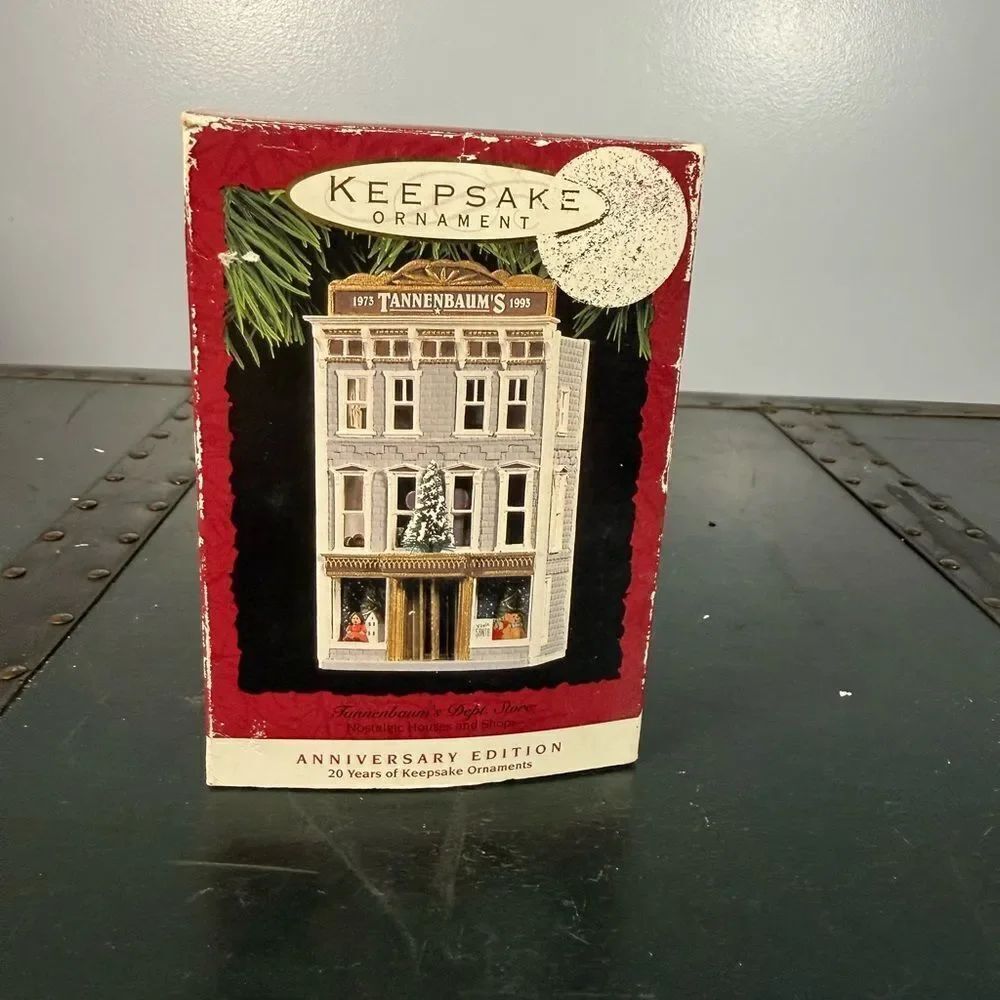 Hallmark Keepsake Ornament 1993 Tannenbaum's Dept. Store Anniv. Edition Signed